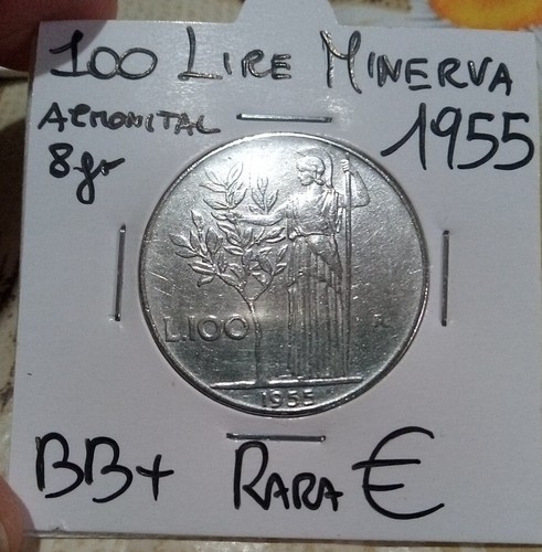 100 lire 1955 circolata - bb+(3),