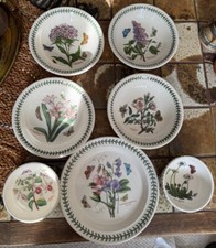 SET OF 7 Portmeirion Botanic