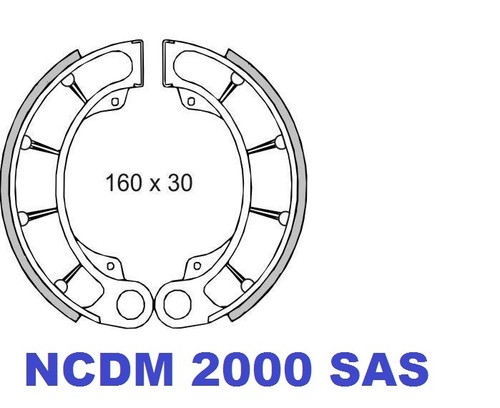 Ganasce freno rms 225120410 - ganasce,