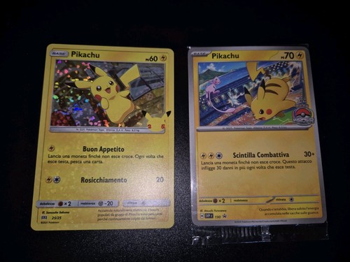 Pokemon lotto 2 pikachu - -,