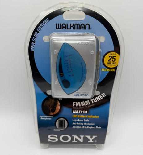 Nuovo sony fx193 walkman - sony, wm-fx193