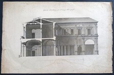 Stampa antica villa Giulia