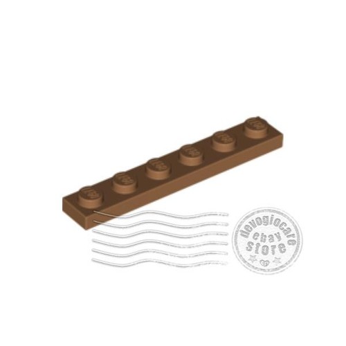 Lego 3666 piastra 1x6 - lego,