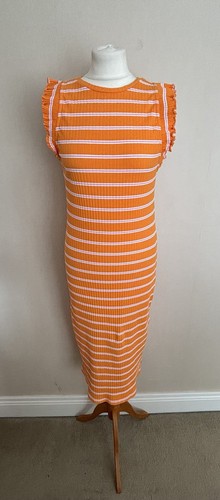 Abito midi fab zara - midi, arancione