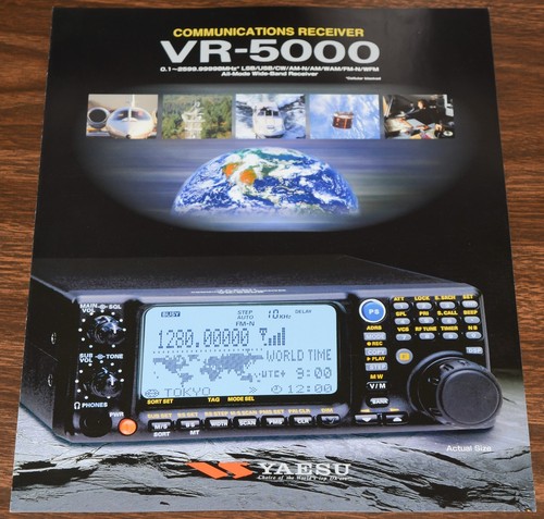 Brochure yaesu vr 5000 - yaesu, vr-5000
