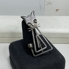 Vintage, Brooch Delfino Silver