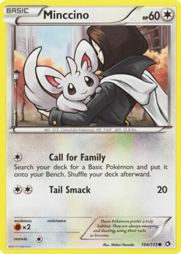 Minccino 104 113 legendary - minccino, 104/113