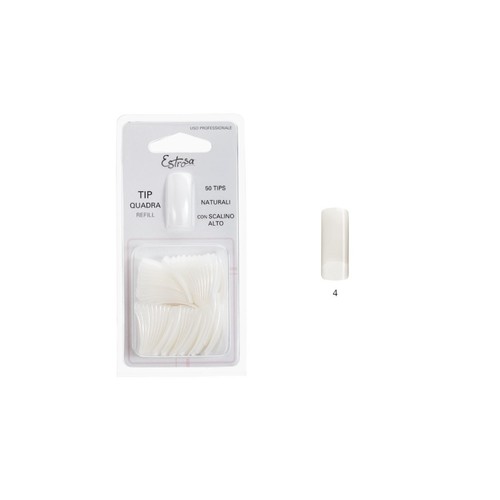 Unghie tip naturale scalino - +,