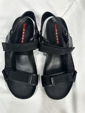 Sandali Prada Uomo Neri Nylon