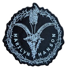 Marilyn Manson Patch Rund ·