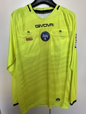 MAGLIA Gara Manica Lunga GIALLA AIA Arbitro calcio GIVOVA Taglia L - USATA