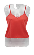 Top con spalline, scollo a V