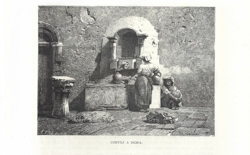 Stampa antica ischia - antica,