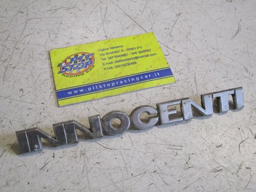 Scritta posteriore innocenti - scritta,