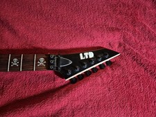 Collo chitarra LTD By ESP KH-202 Kirk Hammett 24 tasti scala 25,5" intarsi teschio