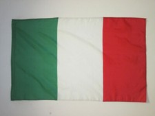 BANDIERA ITALIA 90x60cm - BANDIERA ITALIANA 60 x 90 cm foro per asta - Nuova