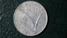  ITALIA REPUBBLICA 1956 R * 10 LIRE * KM 93 924A6