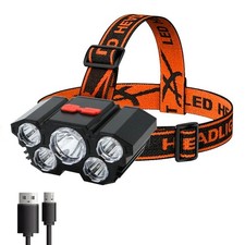 Torcia a 5 LED Ricaricabile