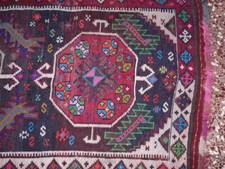kilim sumak etnico passatoia 200x70 kashkai persiano.e,tappeti caucasici antichi
