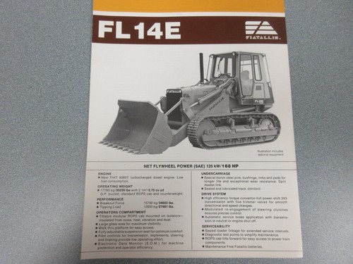 Fiat allis fl14e depliant - allis,