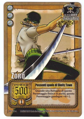 One piece ccg zoro - piece, •