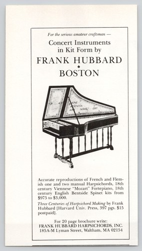 Frank hubbard clavicembali - frank,