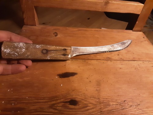 Vecchio coltello scuoio - coltello,