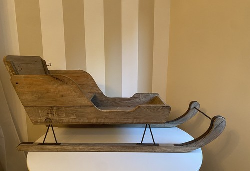 Slitta legno con finitura - in,