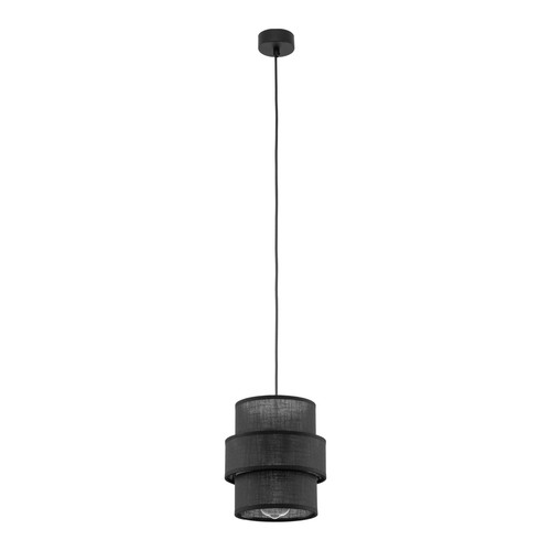 Lampadario sospeso nero e27 - nero, d