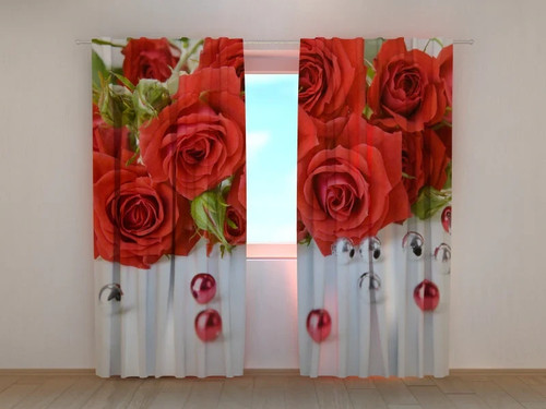 Tende rose perline - rose, e