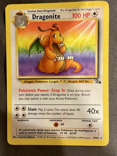 Pokémon vintage dragonite - pokémon,