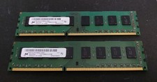 DDR3 1333 8GB KIT (4GBX2) MICRON MT16JTF51264A-1G4D1 PC3-10600U RAM PC DESKTOP