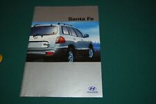 Hyundai Santa Fe - Brochure illustrativa modello 2001