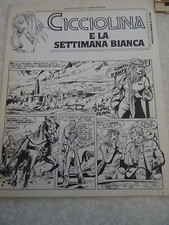 CICCIOLINA E LA SETTIMANA BIANCA  ALLEGATO A LE ORE N 90 fumetto-Q16
