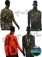 Maglia in Pile micropile Mimetica da uomo caccia pesca bosco
