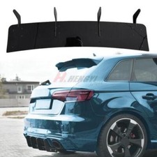 PER AUDI RS3 SPORTBACK 2017-2020 NERO DIFFUSORE POSTERIORE SOTTO PARAURTI