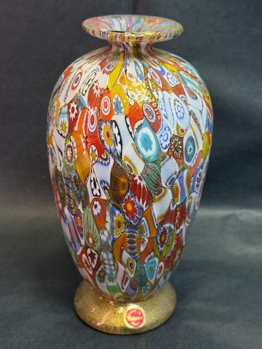 Vaso vetro artistico murano - vetro,