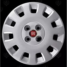 SET DI 4 COPRICERCHI 14" LOGO ROSSO X  IDEA PUNTO 2003  - 12.0