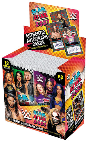Topps wwe slam attax 2021 - topps,