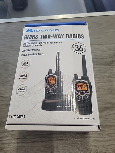 Midland gxt1000vp4 gmrs radio - gxt1000vp4,