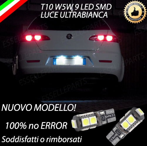 Coppia luci targa led alfa - targa,