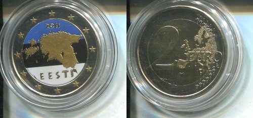 Estonia 2011 euro a colori - 2011,