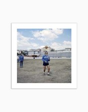 Poster Omar Sivori palleggia, Napoli 1966 Stampa fotografica fine art