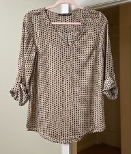Top Zac & Rachel beige stella borchie geometriche spalla bohemien donna piccolo