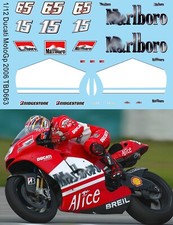 1/12 Decals per Ducati