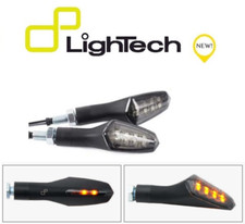 LIGHTECH COPPIA INDICATORI FRECCE LED FRE926NER UNIVERSALI OMOLOGATE MOTO