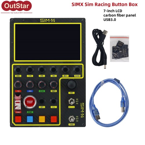 Simx sim racing button box - sim,