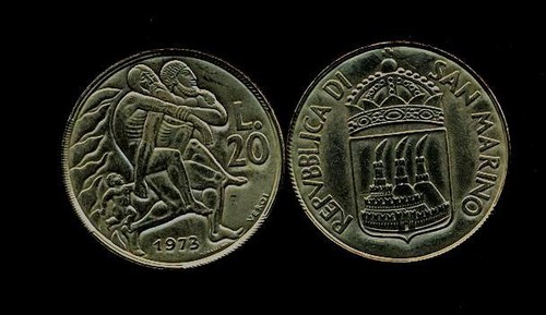 San marino lire 1973 - lire,