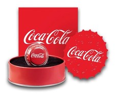 Coca-Cola Moneta Tappo Bottiglia 2023 - 6g 999 Argento Puro $1 Niue