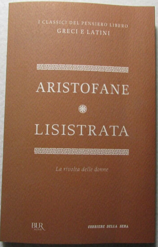 Libro aristofane lisistrata - libro,